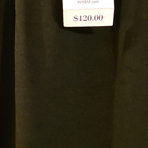 White House Black Market Black Dress with Pearl Embelishment NWT - Picture 3 of 5